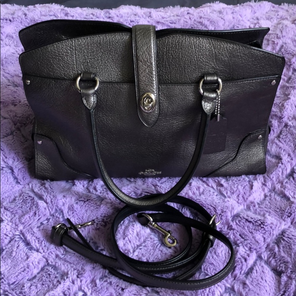 Coach platinum cray crossbody bag